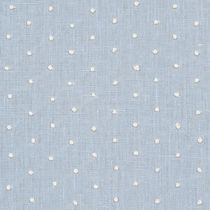 Schumacher Pebble Embroidery Sky Fabric 67981