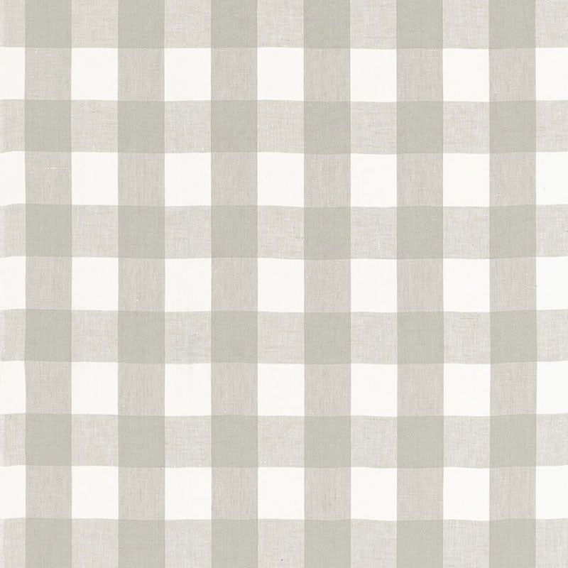 Schumacher Key West Check Zinc Fabric 68018