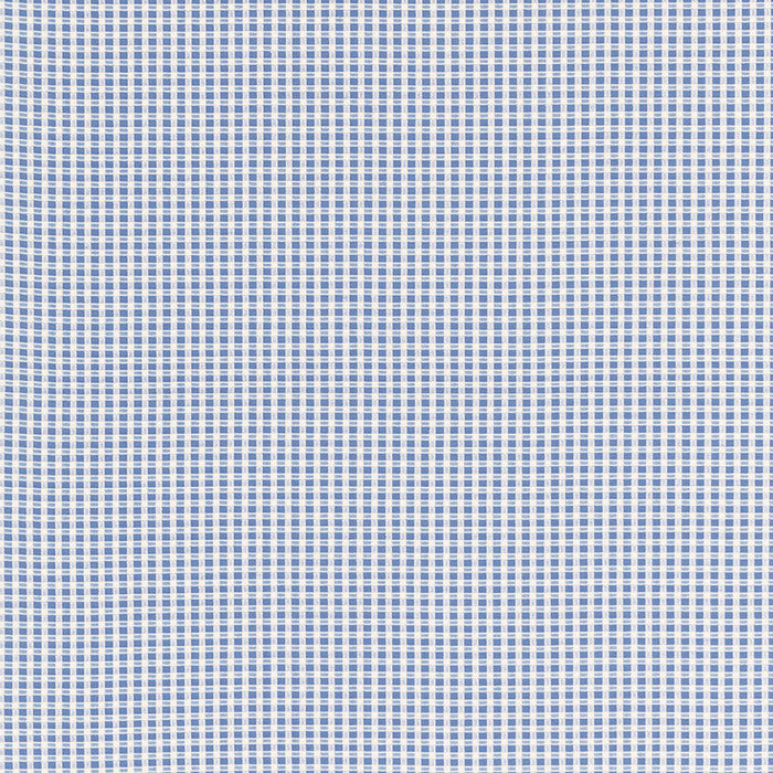 Schumacher Aruba Check Cornflower Fabric Sample 68041