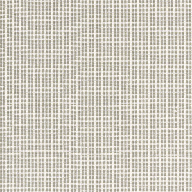 Schumacher Aruba Check Stone Fabric 68043