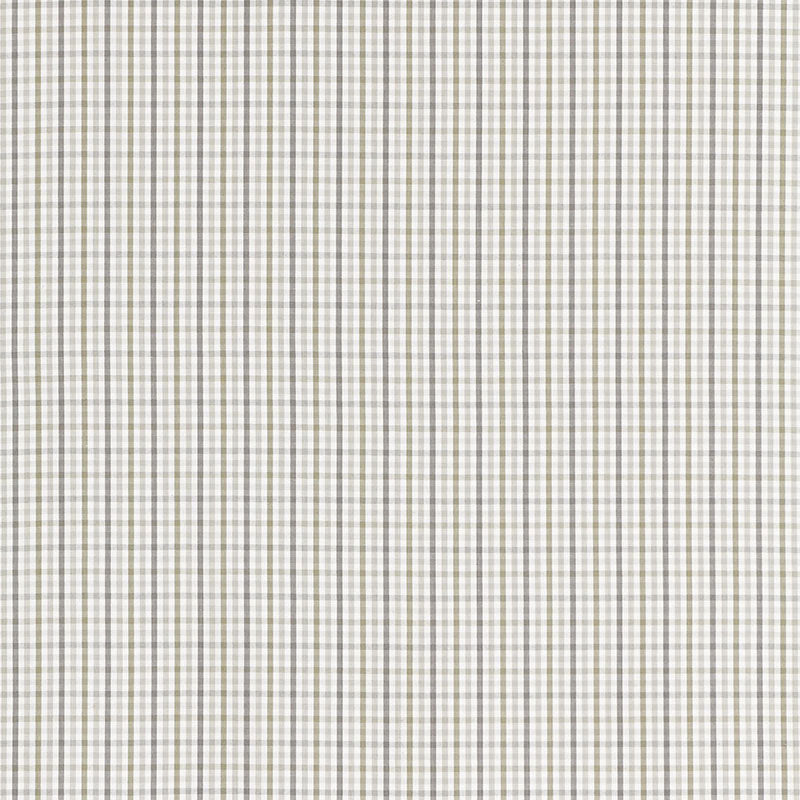 Schumacher Bahama Check Stone Fabric 68053