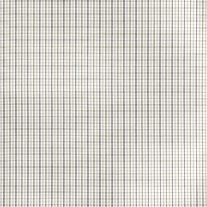 Schumacher Bahama Check Stone Fabric Sample 68053