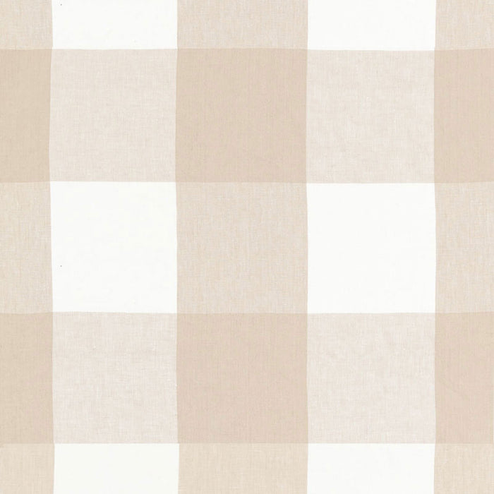 Schumacher Key Largo Check Sahara Fabric 68371