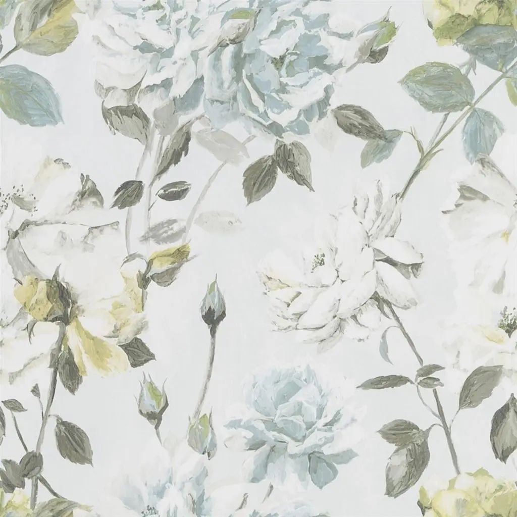 Designers Guild Couture Rose Duck Egg Wallpaper PDG711/04