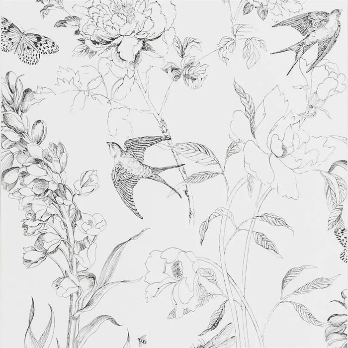 Designers Guild Sibylla Garden Black And White Wallpaper PDG721/01