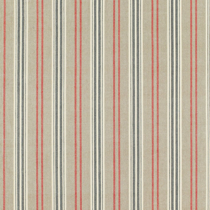 Schumacher Loire Jute Stripe Noir Fabric Sample 68691