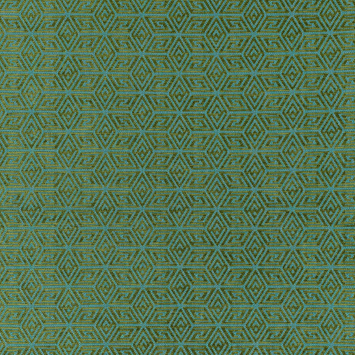 Schumacher Cosmati Chenille Boxwood Fabric Sample 68740