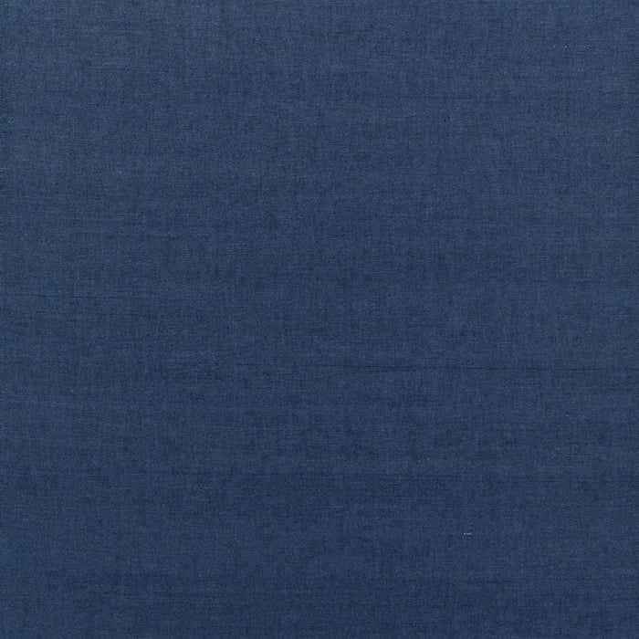 Schumacher Beckford Cotton Plain Marine Fabric Sample 68784