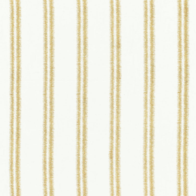 Schumacher Paloma Embroidery Gilt Fabric 68792