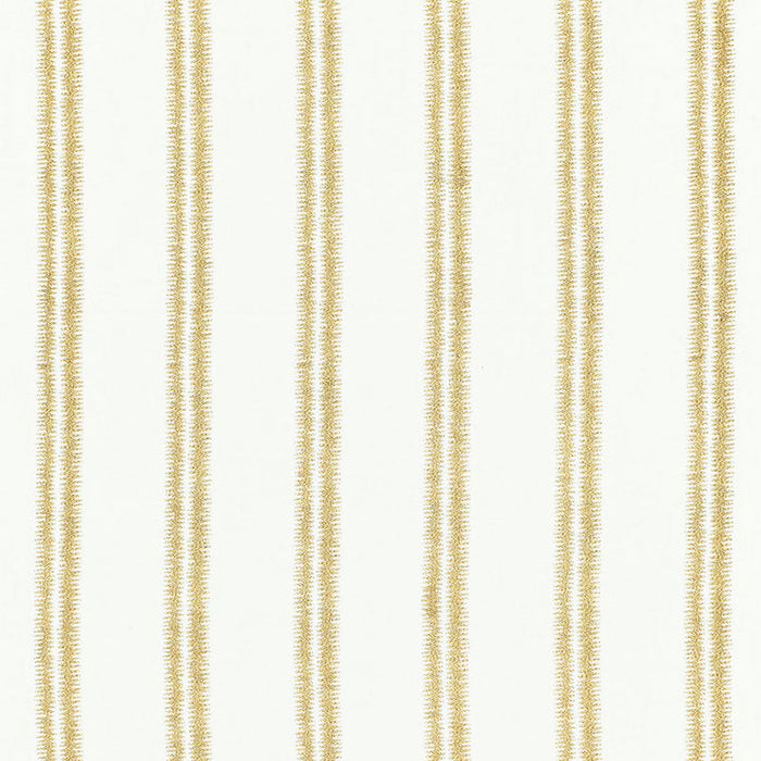 Schumacher Paloma Embroidery Gilt Fabric Sample 68792