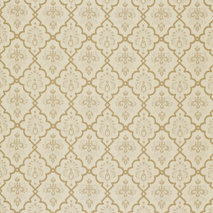 Schumacher Hedgerow Trellis Indoor/Outdoor Sand Fabric Sample 68811