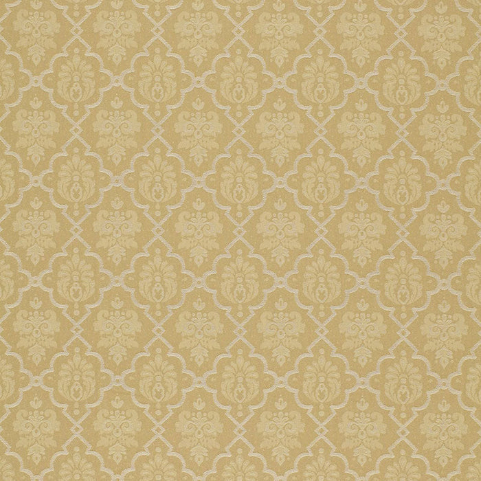 Schumacher Hedgerow Trellis Indoor/Outdoor Camel Fabric Sample 68813