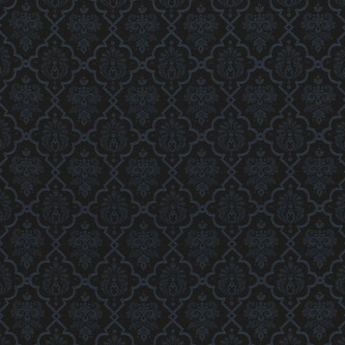 Schumacher Hedgerow Trellis Indoor/Outdoor Midnight Fabric Sample 68814