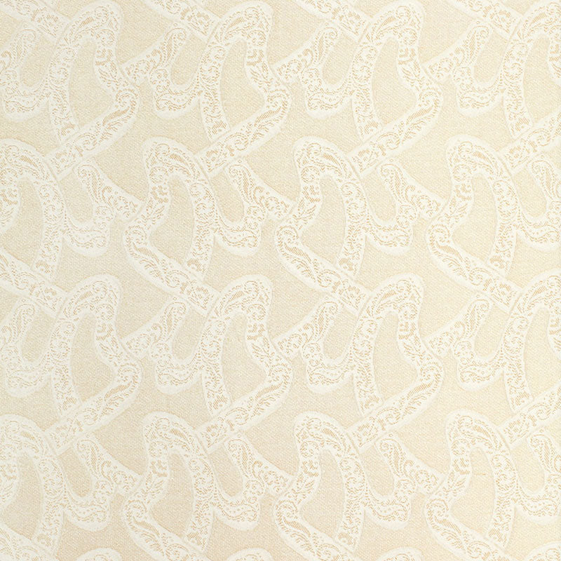 Schumacher Chantilly Blanc Fabric 68842