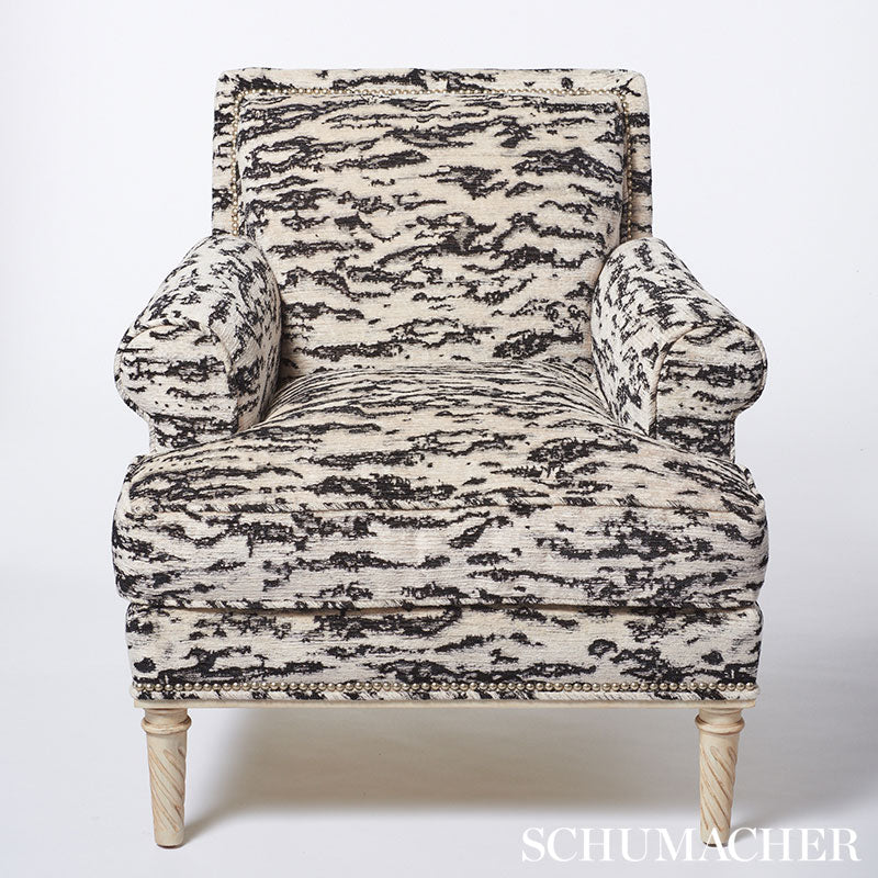 Schumacher Serengeti Tigre Blanc Fabric 68901