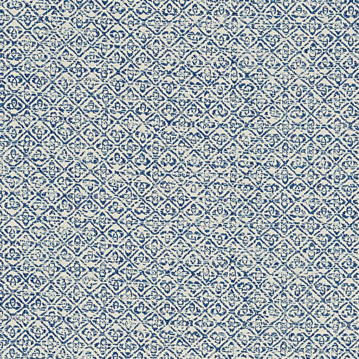 Schumacher Sarong Weave Indigo Fabric Sample 69020