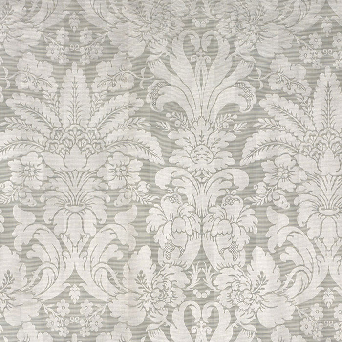 Schumacher Colette Linen/Silk Damask Dove Fabric 69141