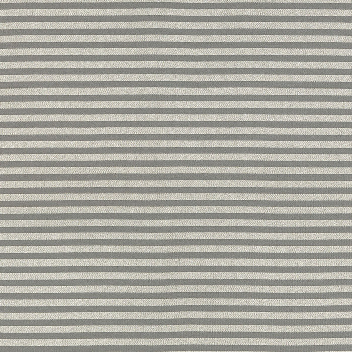 Schumacher Geoffrey Metallic Stripe Mercury Fabric 69243