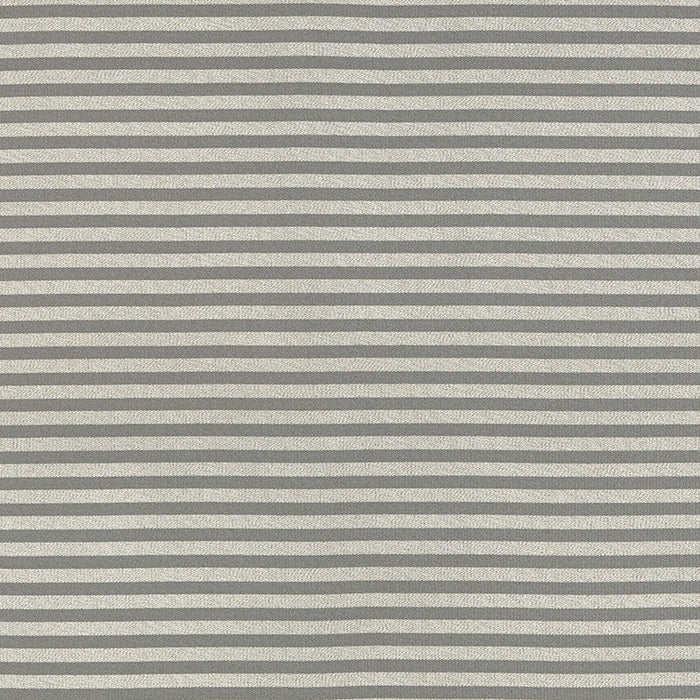 Schumacher Geoffrey Metallic Stripe Mercury Fabric Sample 69243