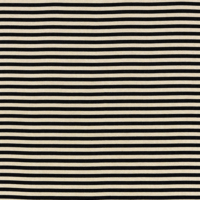 Schumacher Geoffrey Metallic Stripe Obsidian Fabric Sample 69245