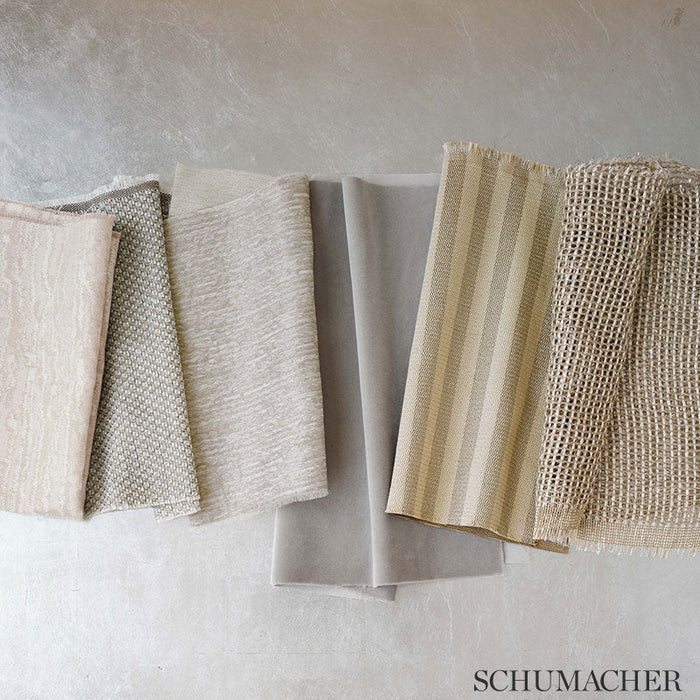 Schumacher Mariano Weave Pearl Fabric Sample 69250