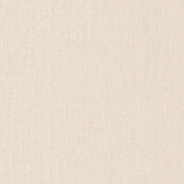 Schumacher Lange Glazed Linen Ivory Fabric 69331