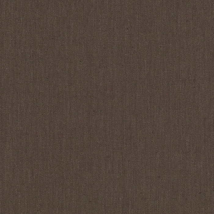 Schumacher Lange Glazed Linen Espresso Fabric Sample 69338