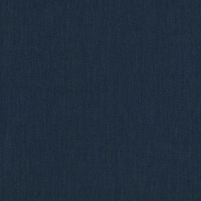 Schumacher Lange Glazed Linen Navy Fabric Sample 69346