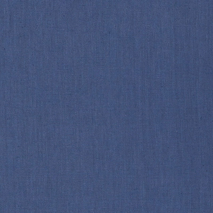 Schumacher Lange Glazed Linen Marine Fabric Sample 69347