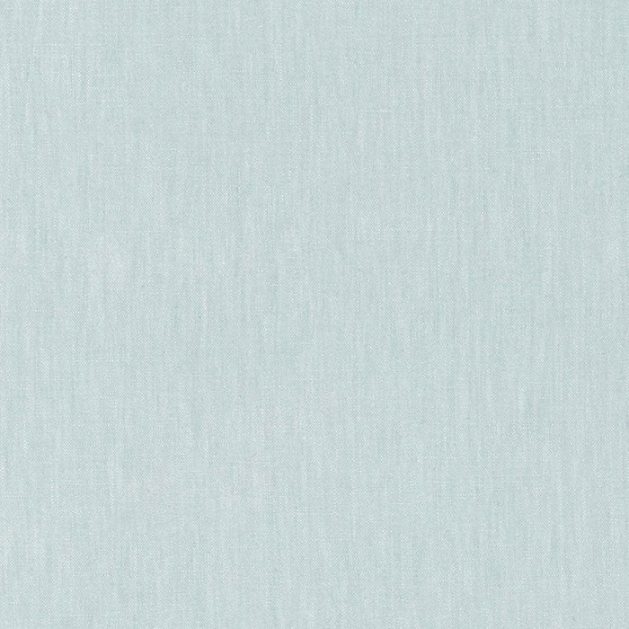 Schumacher Lange Glazed Linen Ciel Fabric Sample 69350