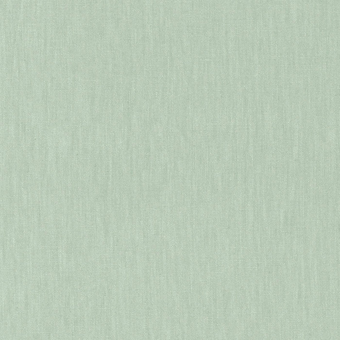 Schumacher Lange Glazed Linen Menthe Fabric Sample 69352