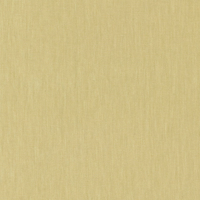 Schumacher Lange Glazed Linen Citron Fabric Sample 69356