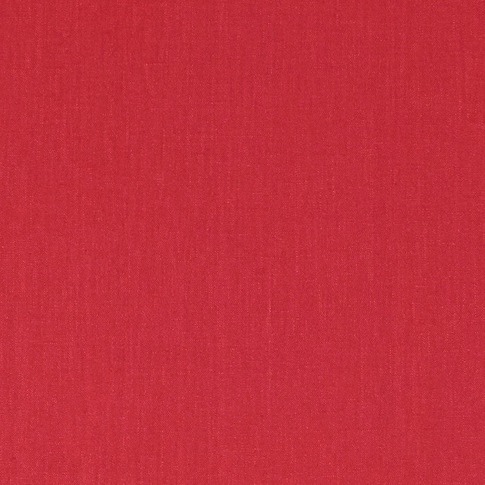 Schumacher Lange Glazed Linen Poppy Fabric Sample 69360