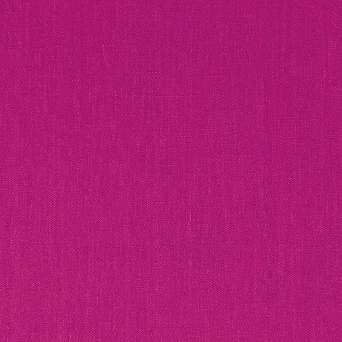 Schumacher Lange Glazed Linen Magenta Fabric Sample 69361