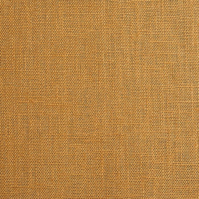 Schumacher Lange Glazed Linen Caramel Fabric Sample 69368