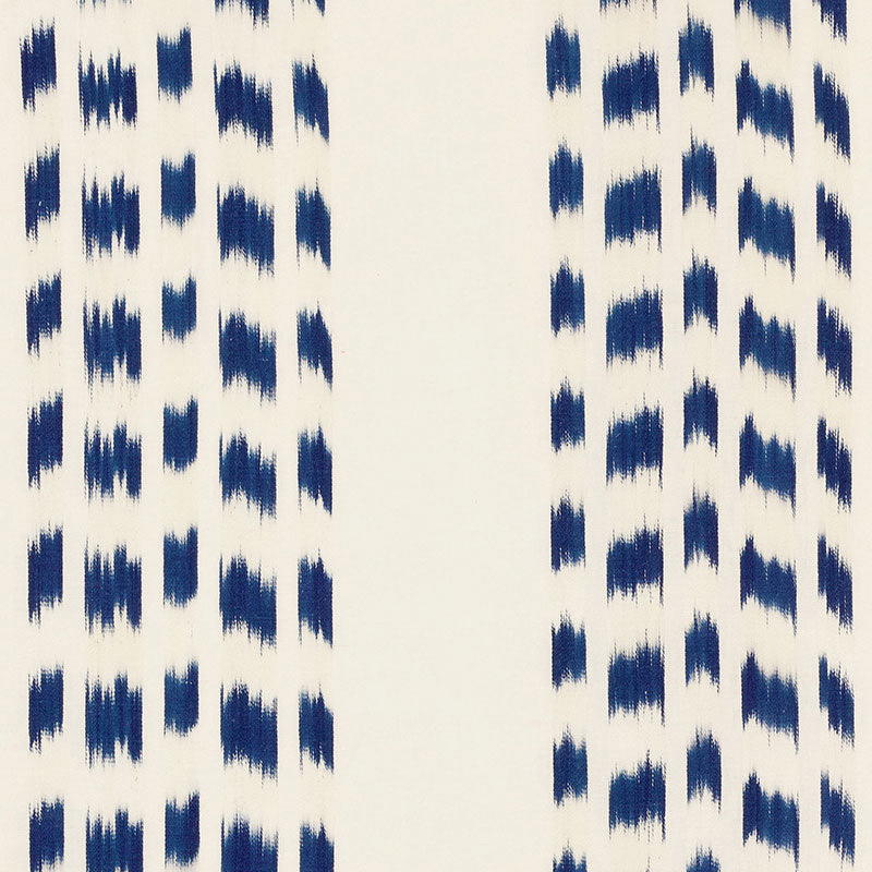 Schumacher Izmir Stripe Indigo Fabric 69471