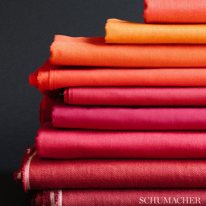 Schumacher Langham Orange Fabric Sample 69654