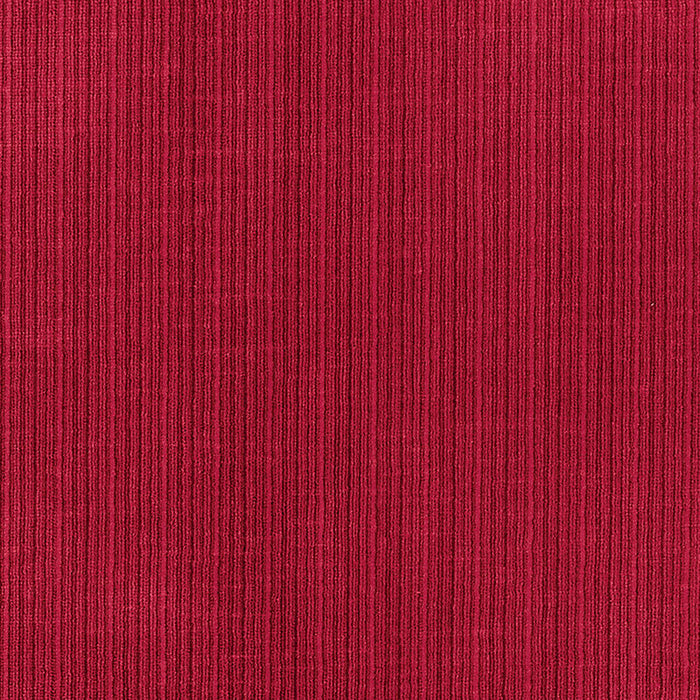 Schumacher Antique Strie Velvet Scarlet Fabric Sample 69774