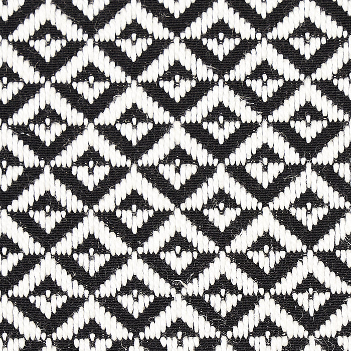 Schumacher Jamison Black Fabric Sample 69845