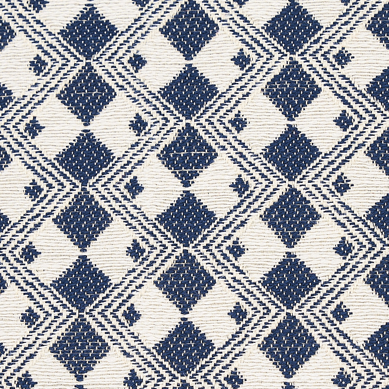 Schumacher Huxley Navy Fabric 69873