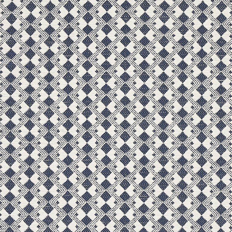 Schumacher Huxley Navy Fabric 69873