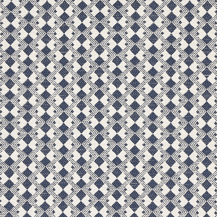 Schumacher Huxley Navy Fabric 69873