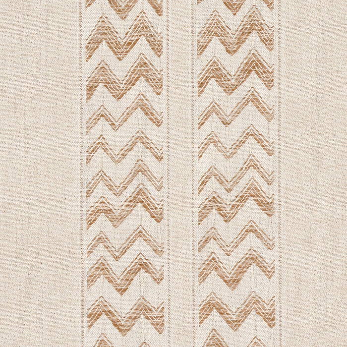 Schumacher Kudu Stripe Sand Fabric Sample 69972