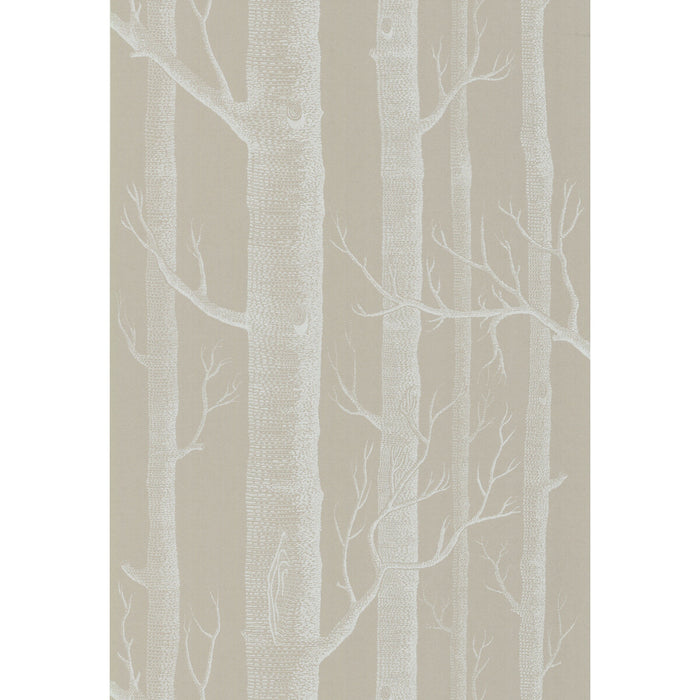 Cole & Son Woods White/Taupe Wallpaper 69/12149.CS.0