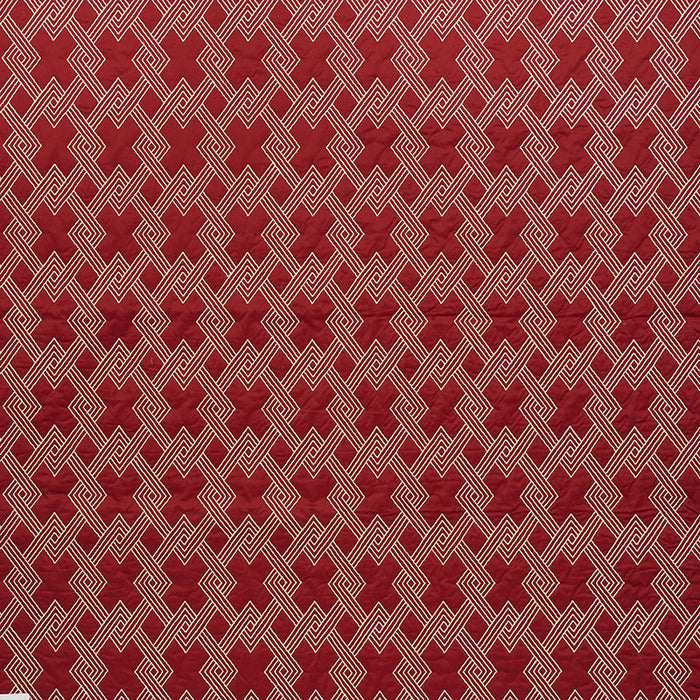 Schumacher Hix Red Fabric 70141