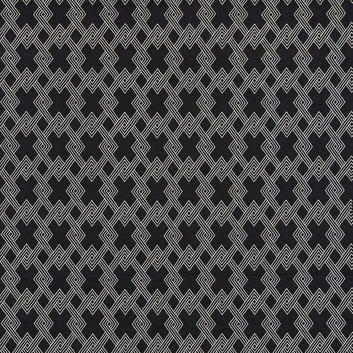 Schumacher Hix Ebony Fabric Sample 70145