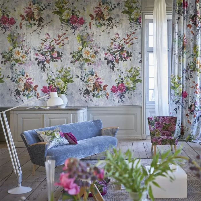 Designers Guild Aubriet Fuchsia Wallpaper PDG717/01