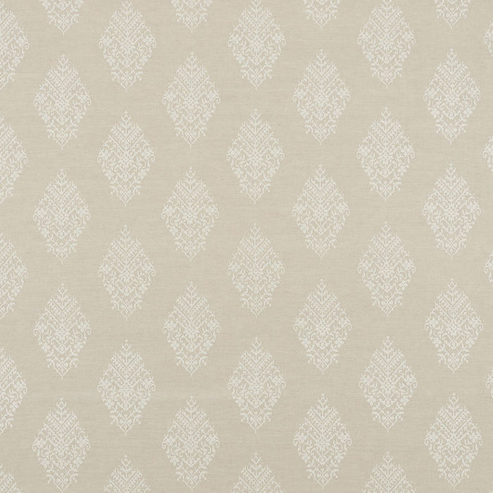 Schumacher Zinda Embroidery Sand Fabric 70220