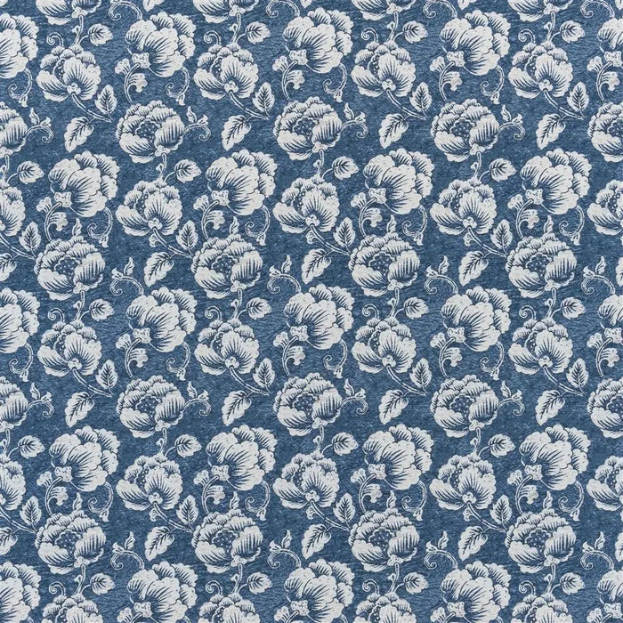 William Yeoward Marmorata Indigo Fabric FWY2590/01