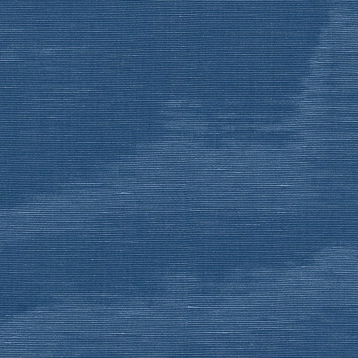 Schumacher Incomparable Moire Marine Fabric Sample 70414